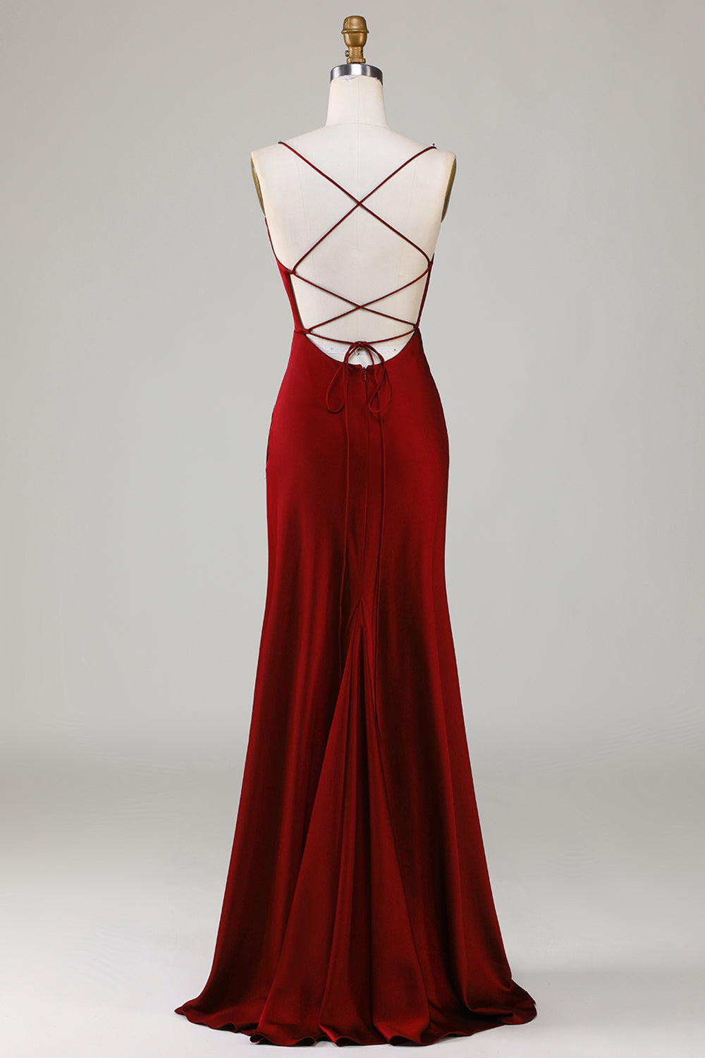Wedtrend Women Bridesmaid Dress A-Line Spaghetti Straps Sleeveless Satin Maxi Dress With Slit WEDTREND Wedtrend Women Bridesmaid Dress A-Line Spaghetti Straps Sleeveless Satin Maxi Dress With Slit WEDTREND