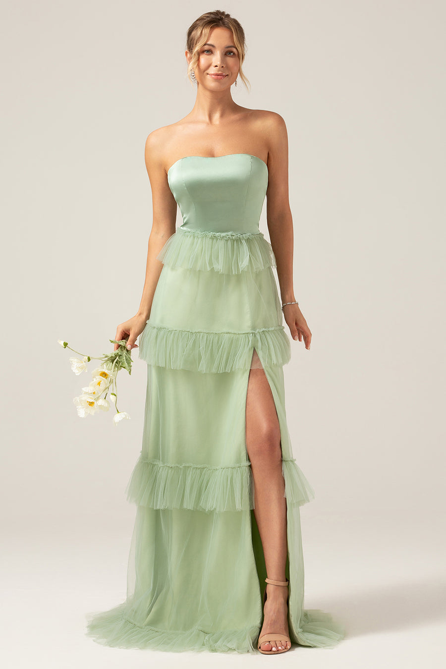 Buy Matcha Bridesmaid Dresses Online | Wedtrend  WEDTREND