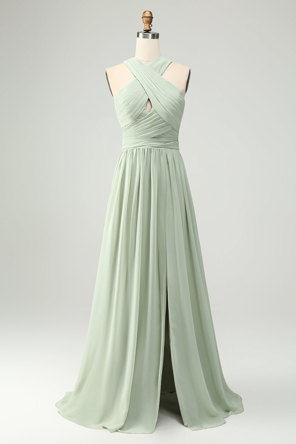 Wedtrend Women Dusty Sage Bridesmaid Dress A Line Spaghetti Straps Pleated Maternity Wedding Party Dress WEDTREND Wedtrend Women Dusty Sage Bridesmaid Dress A Line Spaghetti Straps Pleated Maternity Wedding Party Dress WEDTREND