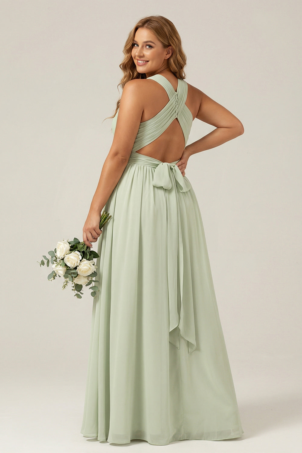 plus size dusty sage bridesmaid dresses Cicinia Dusty Sage Plus Size Mother Of The Bride Dress With Jacket Long Chiffon A-line Ankle Length 2 Pieces