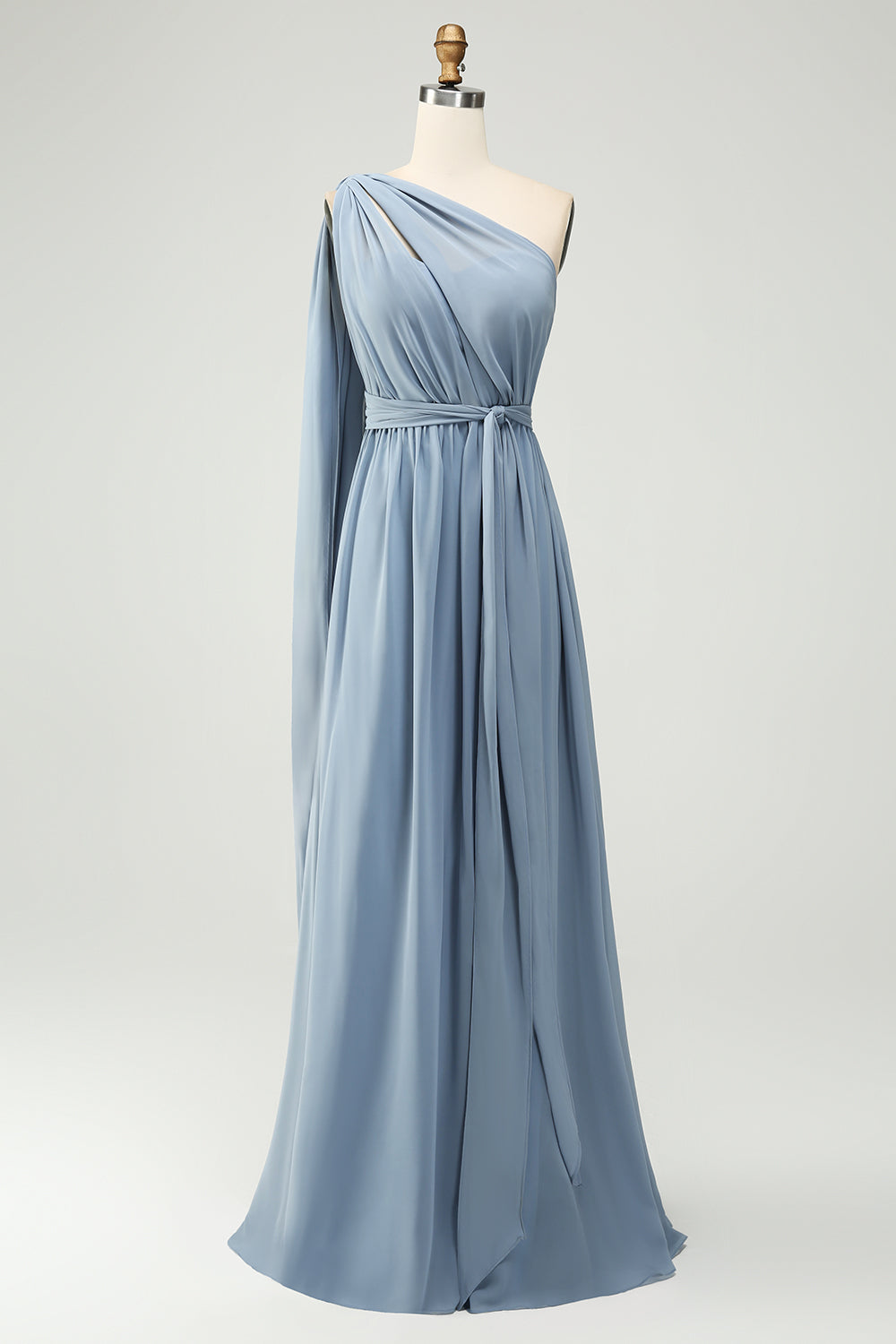 Wedtrend Women Maternity Bridesmaid Dress A Line Chiffon Convertible Dusty Blue Wedding Party Dress, Chiffon Color / US16 Wedtrend Women Maternity Bridesmaid Dress A Line Chiffon Convertible Dusty Blue Wedding Party Dress, Chiffon Color / US16
