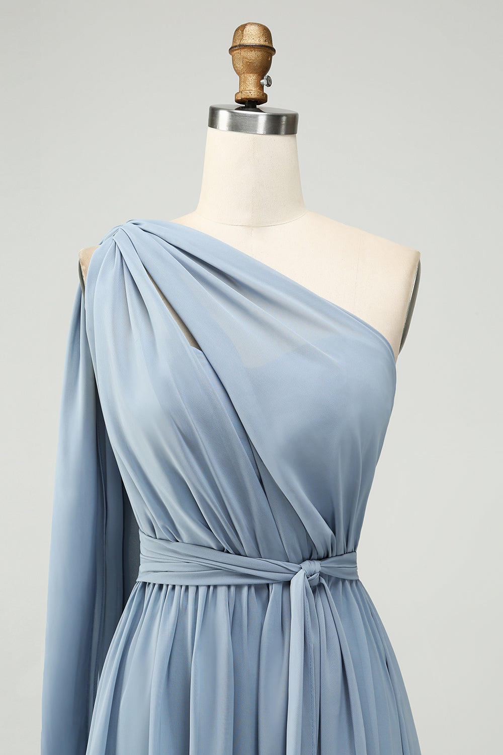 Wedtrend Women Maternity Bridesmaid Dress A Line Chiffon Convertible Dusty Blue Wedding Party Dress WEDTREND Wedtrend Women Maternity Bridesmaid Dress A Line Chiffon Convertible Dusty Blue Wedding Party Dress WEDTREND