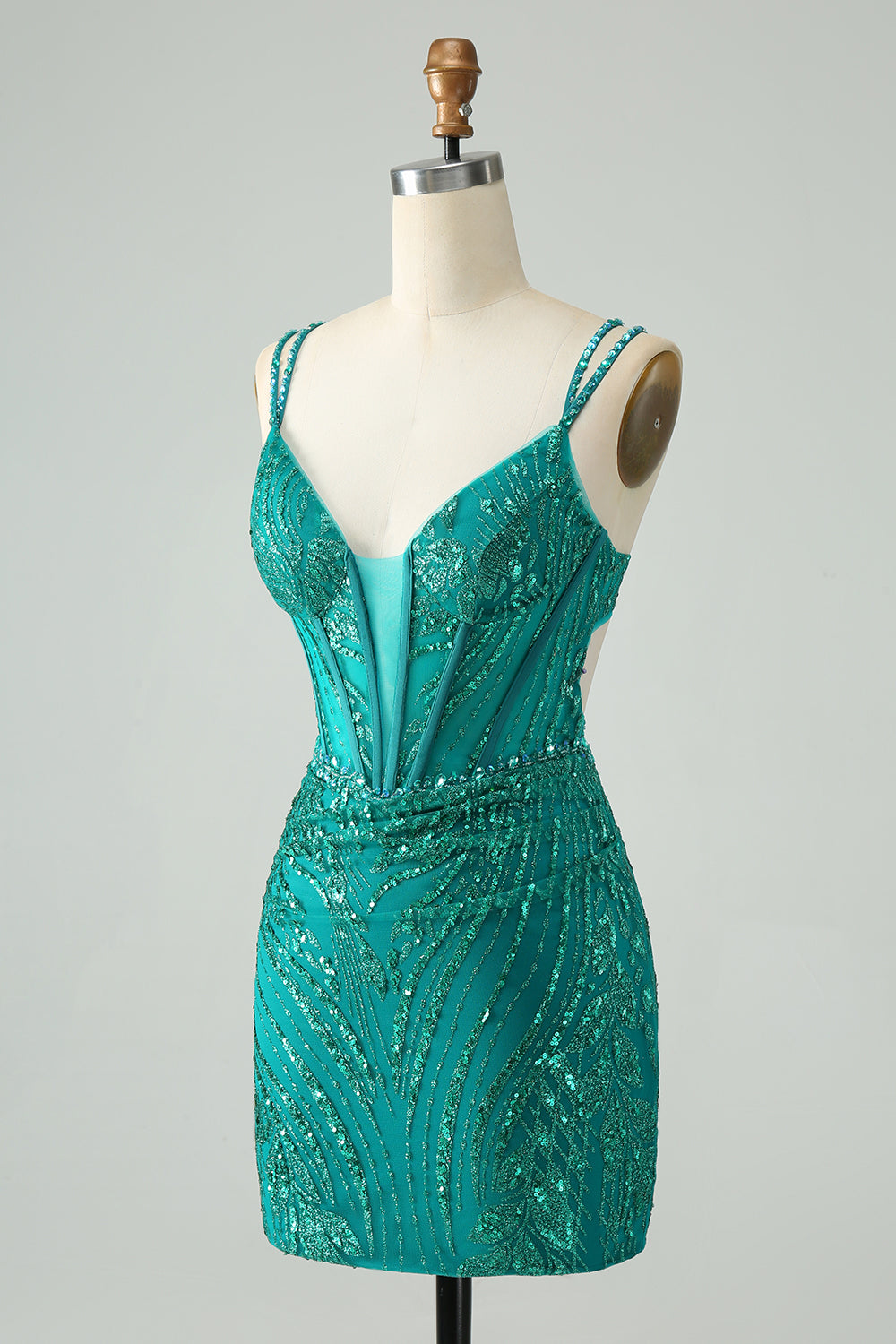 dark green bodycon mini dress Yrion Turtle Neck Bodycon Mini Dress in Forest Green