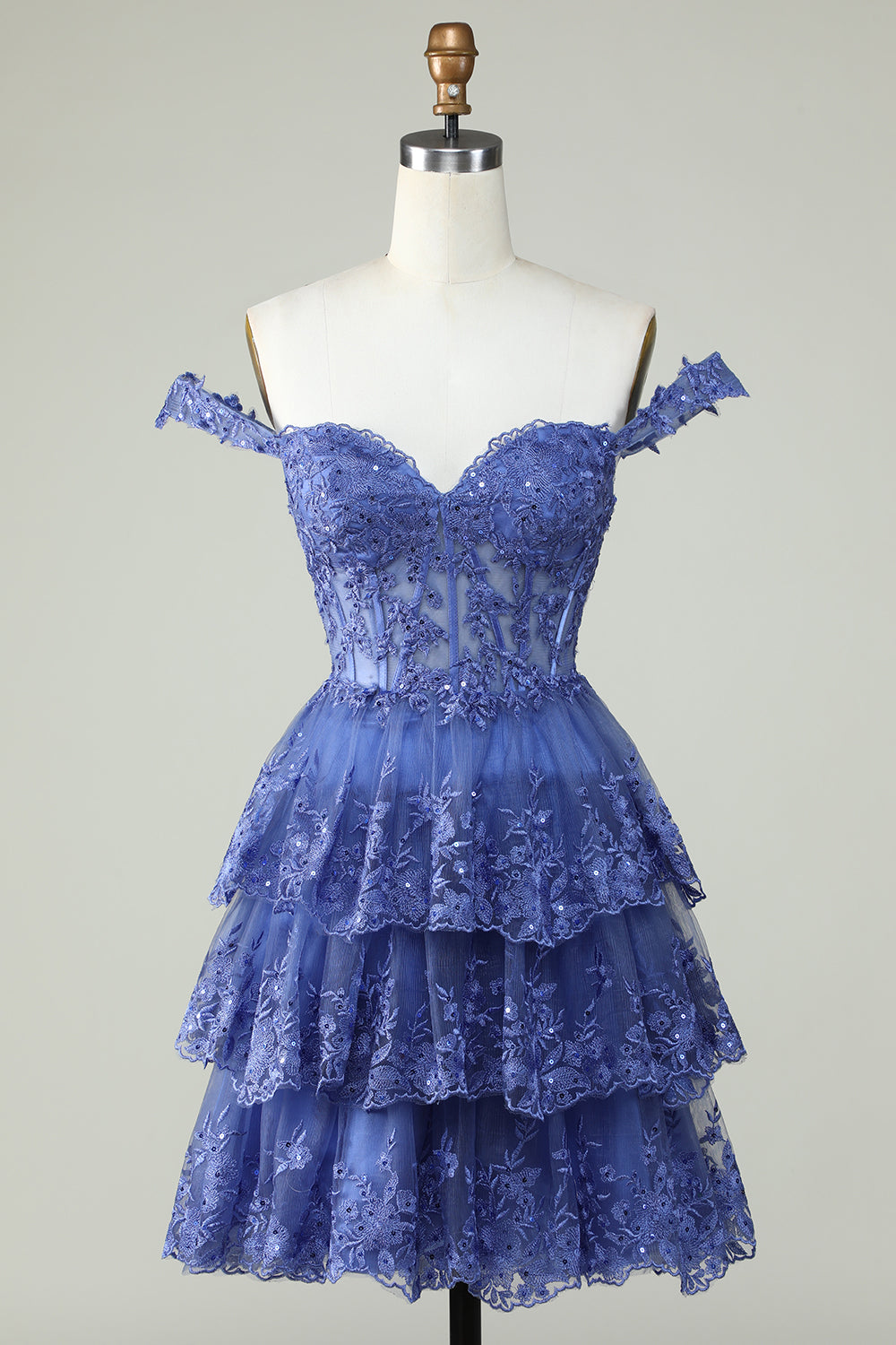 blue and purple short prom dresses Purple Satin Off-the-Shoulder Short Homecoming Dresses,Short Prom Gowns With Belt chh0088