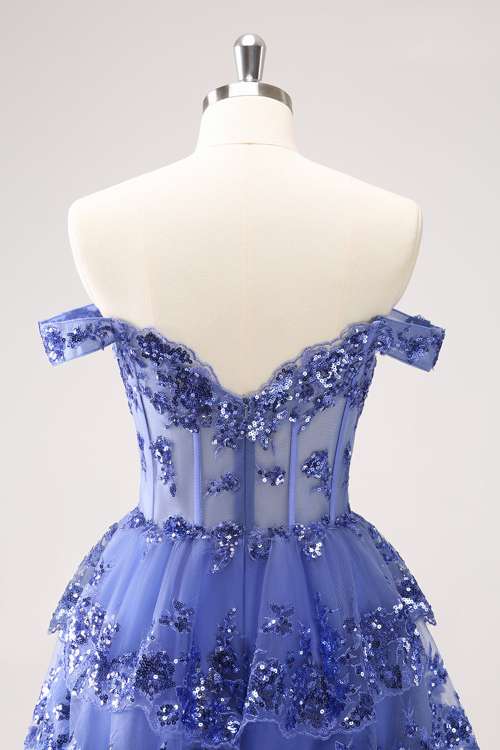 Wedtrend Women Sparkly Dark Blue Homecoming Dress with Sequins A Line Off The Shoulder Corset Tiered Short Cocktail Dress WEDTREND Wedtrend Women Sparkly Dark Blue Homecoming Dress with Sequins A Line Off The Shoulder Corset Tiered Short Cocktail Dress WEDTREND