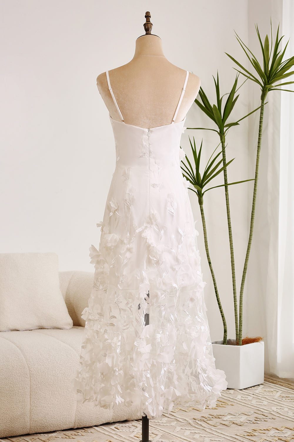 white embroidered graduation dress White Graduation Dresses That Are Anything But Basic