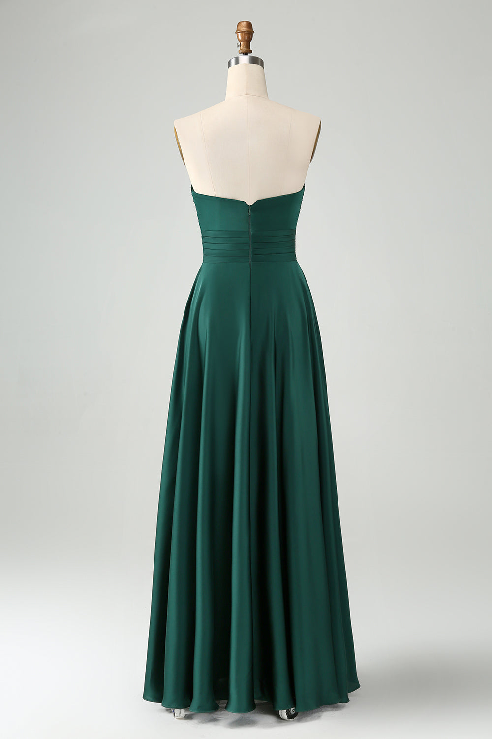 Wedtrend Women Dark Green Bridesmaid Dress A Line Sweetheart Satin Cut Out Pleated Long Wedding Guest Dress WEDTREND Wedtrend Women Dark Green Bridesmaid Dress A Line Sweetheart Satin Cut Out Pleated Long Wedding Guest Dress WEDTREND