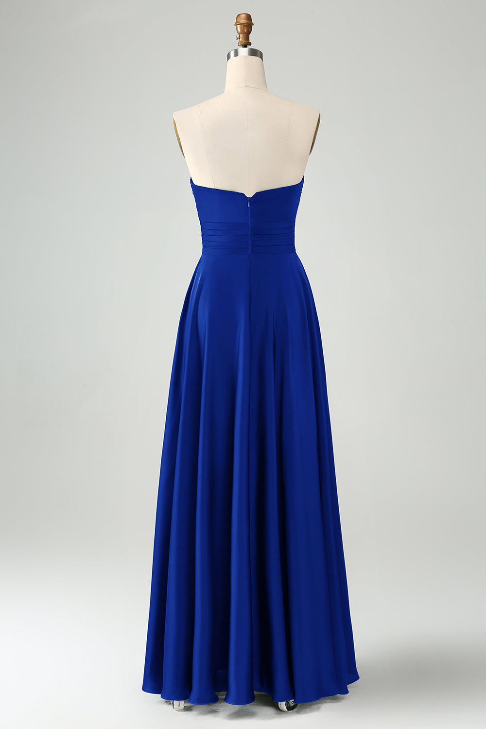 Wedtrend Women Dark Green Bridesmaid Dress A Line Sweetheart Satin Cut Out Pleated Long Wedding Guest Dress, Royal Blue / US4 Wedtrend Women Dark Green Bridesmaid Dress A Line Sweetheart Satin Cut Out Pleated Long Wedding Guest Dress, Royal Blue / US4
