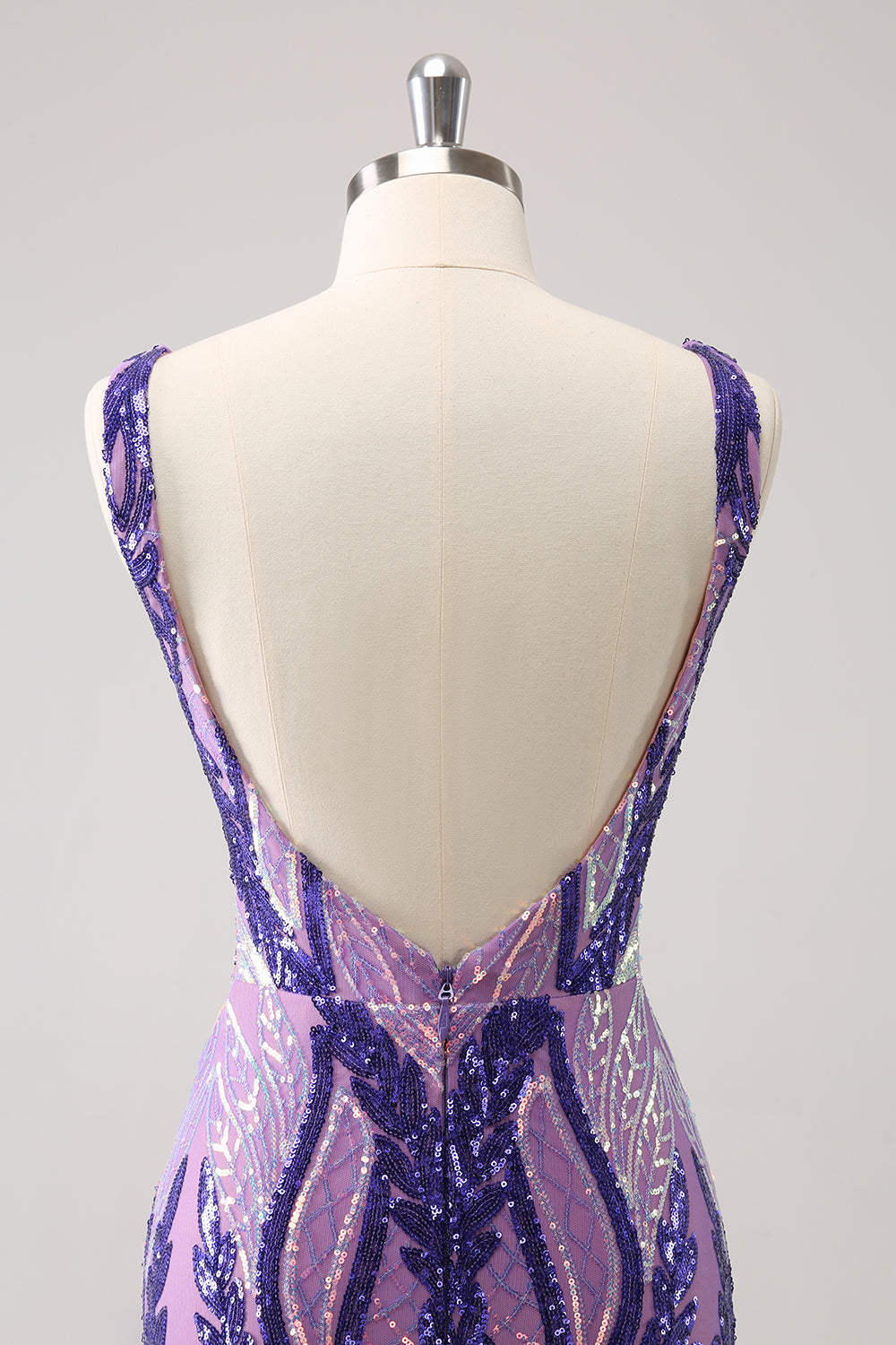Wedtrend Women Sparkly Dark Purple Short Homecoming Dress with Sequins Bodycon V Neck Backless Cocktail Dress WEDTREND Wedtrend Women Sparkly Dark Purple Short Homecoming Dress with Sequins Bodycon V Neck Backless Cocktail Dress WEDTREND