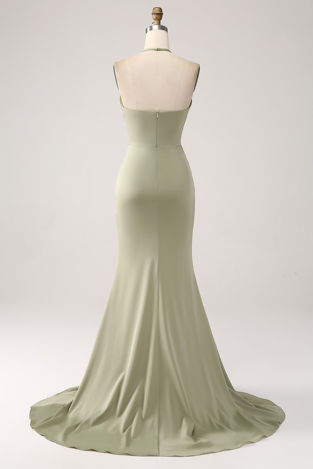 Wedtrend Women Sheath Pistachio Prom Dress V-Neck Beaded Long Evening Dress With Slit WEDTREND Wedtrend Women Sheath Pistachio Prom Dress V-Neck Beaded Long Evening Dress With Slit WEDTREND