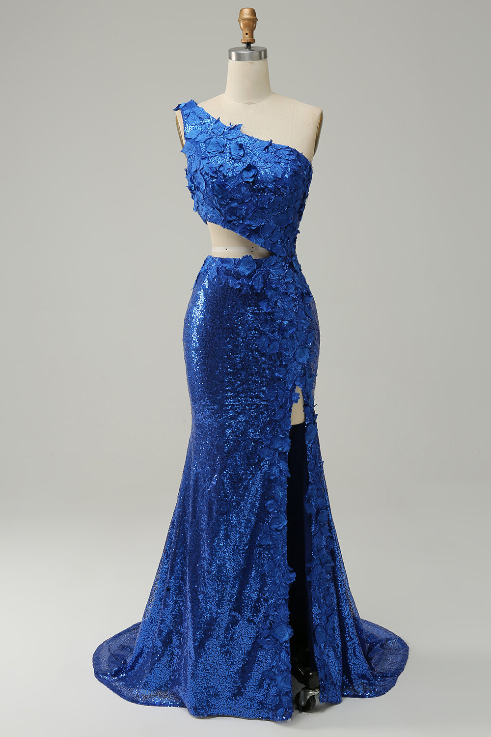 Cut out front mermaid maxi evening dress best sale