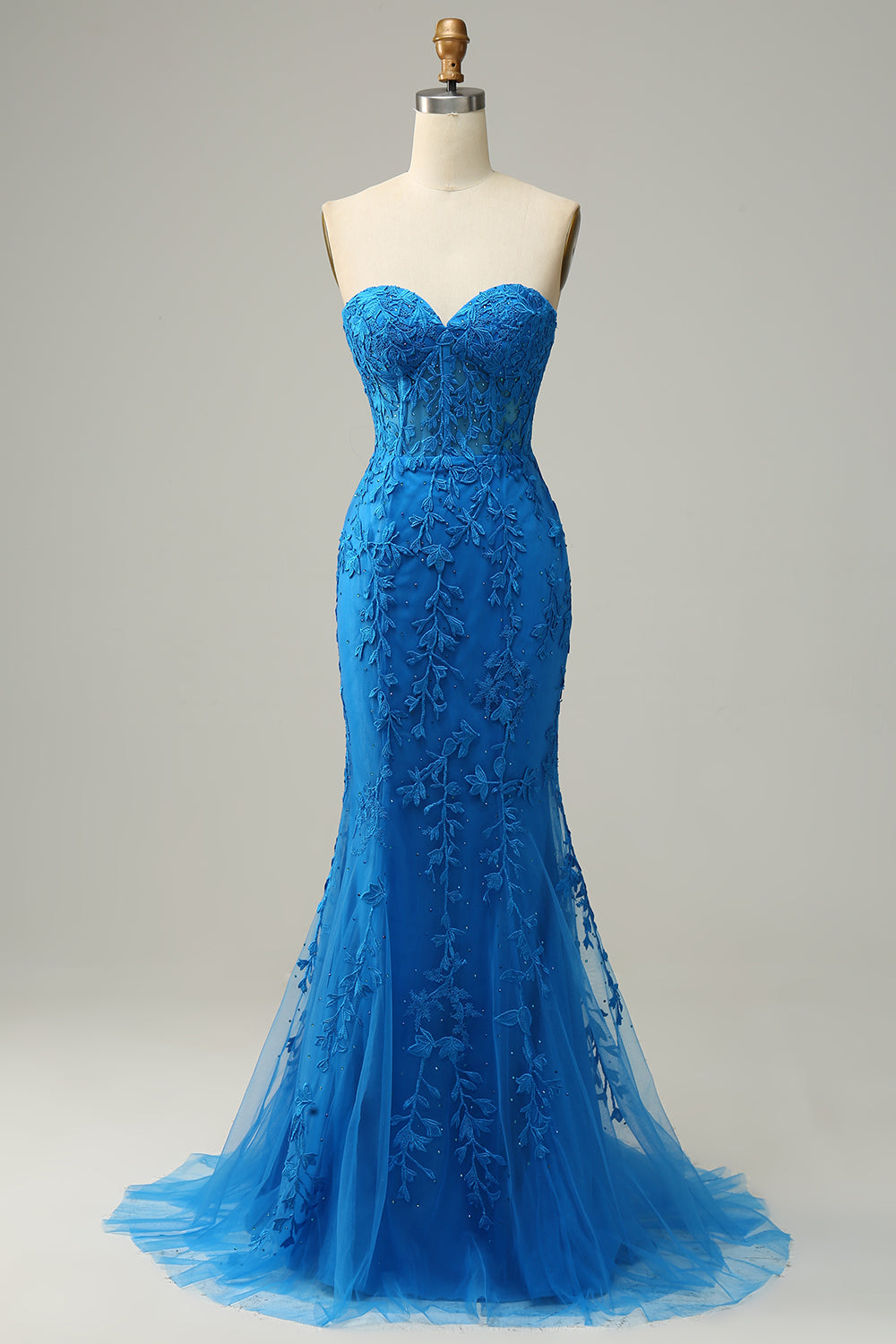 Wedtrend Women Royal Blue Prom Dress Long Mermaid Sweetheart Formal Dress with Criss Cross Back WEDTREND Wedtrend Women Royal Blue Prom Dress Long Mermaid Sweetheart Formal Dress with Criss Cross Back WEDTREND
