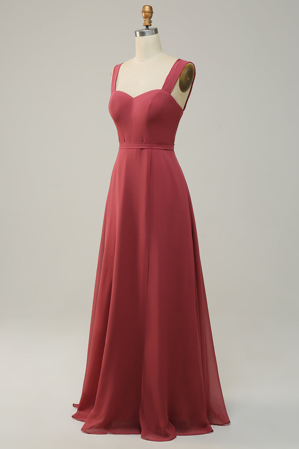 Wedtrend Women Desert Rose Long Bridesmaid Dress With Slit Sweetheart Open Back WEDTREND Wedtrend Women Desert Rose Long Bridesmaid Dress With Slit Sweetheart Open Back WEDTREND