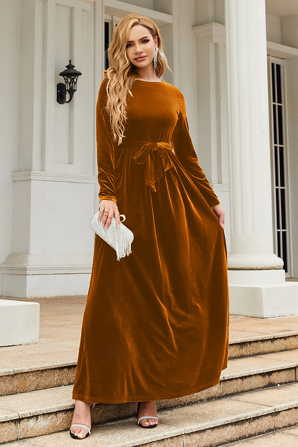 Wedtrend Women Black Mother of the Bride Dress A Line Jewel Neck Velvet Party Dress WEDTREND Wedtrend Women Black Mother of the Bride Dress A Line Jewel Neck Velvet Party Dress WEDTREND