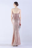 Glitter Dark Green Sheath Strapless Sequin Formal Dress with Feather