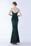 Glitter Black Mermaid Beaded Symphony Formal Dress With Side Slit