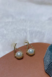 Simple Pearl Stud Earrings Wedding Party Jewelry