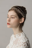 White Bridal Pearl Headband Accessory