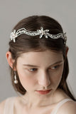 Bridal Rhinestone Wave Headpiece