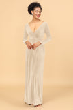 Sheath Deep V-Neck Backless Floor-Length Velvet Bridesmaid Dress