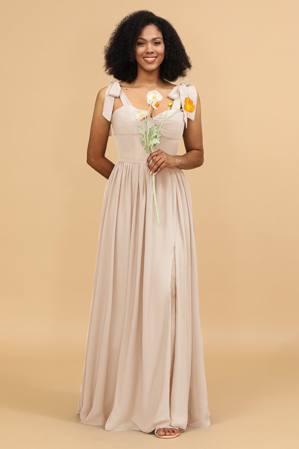 Wedttrend Sweetheart Sleeveless Long Chiffon Bridesmaid Dress with Slit Wedding Party Dress WEDTREND Wedttrend Sweetheart Sleeveless Long Chiffon Bridesmaid Dress with Slit Wedding Party Dress WEDTREND