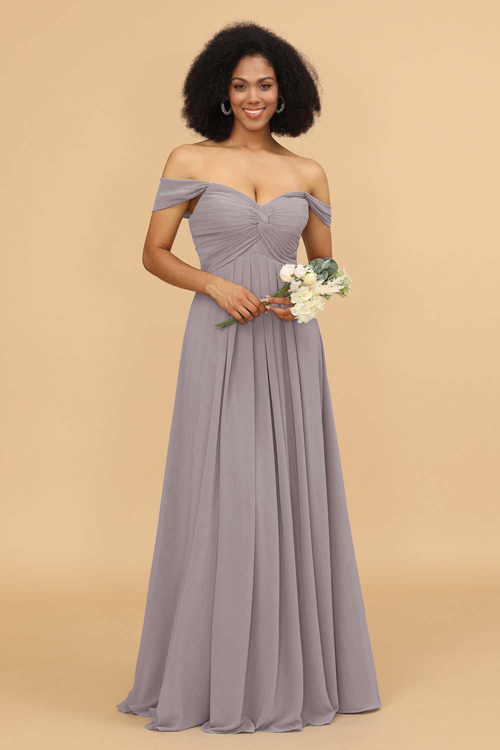 grey bridesmaid dresses off the shoulder Long Floor Length Matte Silver Bridesmaid Dresses: Buy Women's Dresses Online at STACEES