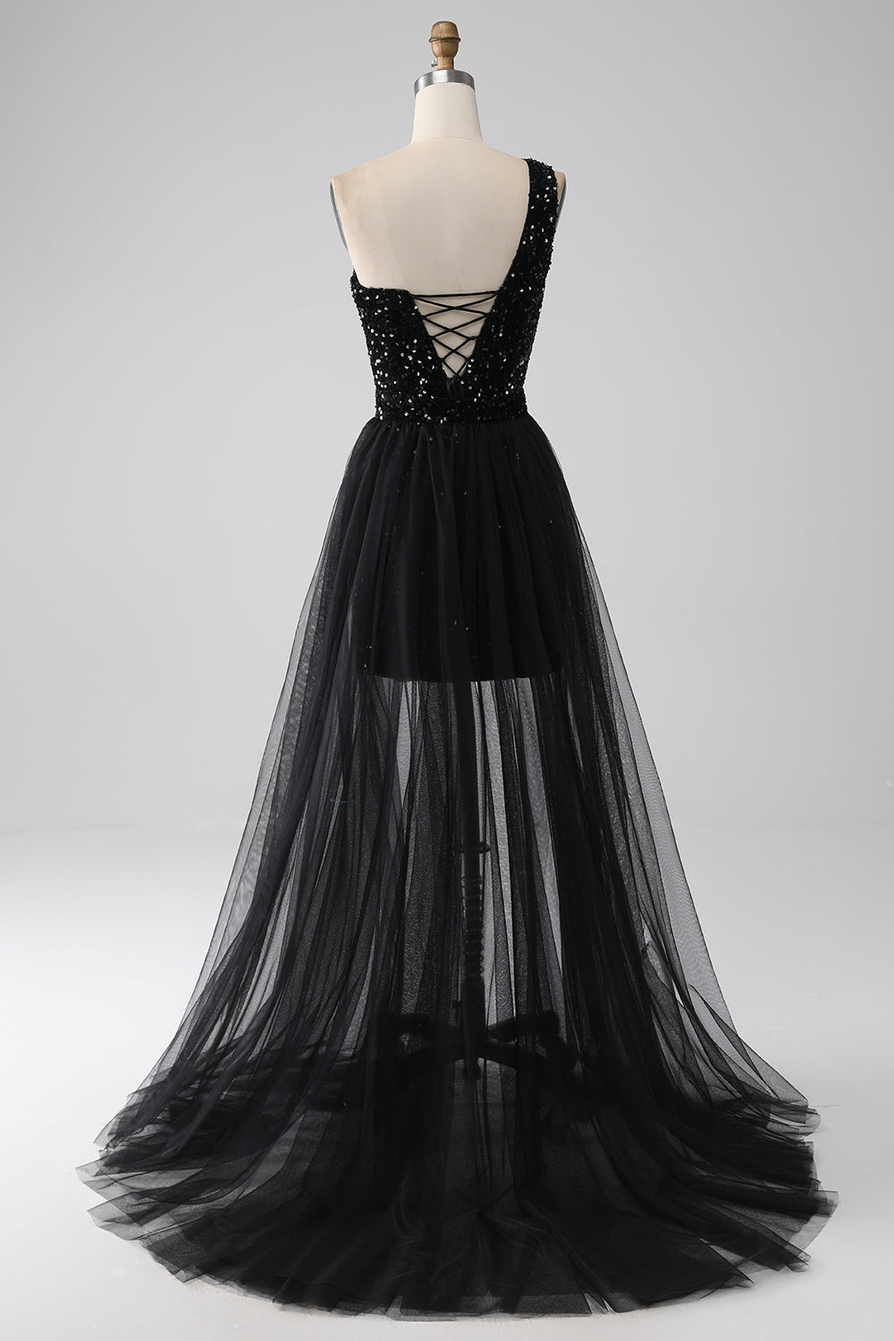 Wedtrend Women Sparkly Black Prom Dress A-Line One Shoulder Sequins Long Homecoming Dress WEDTREND Wedtrend Women Sparkly Black Prom Dress A-Line One Shoulder Sequins Long Homecoming Dress WEDTREND