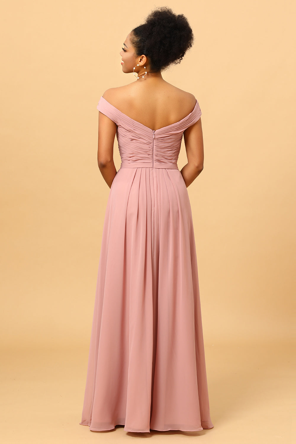 Rose chiffon dress hotsell