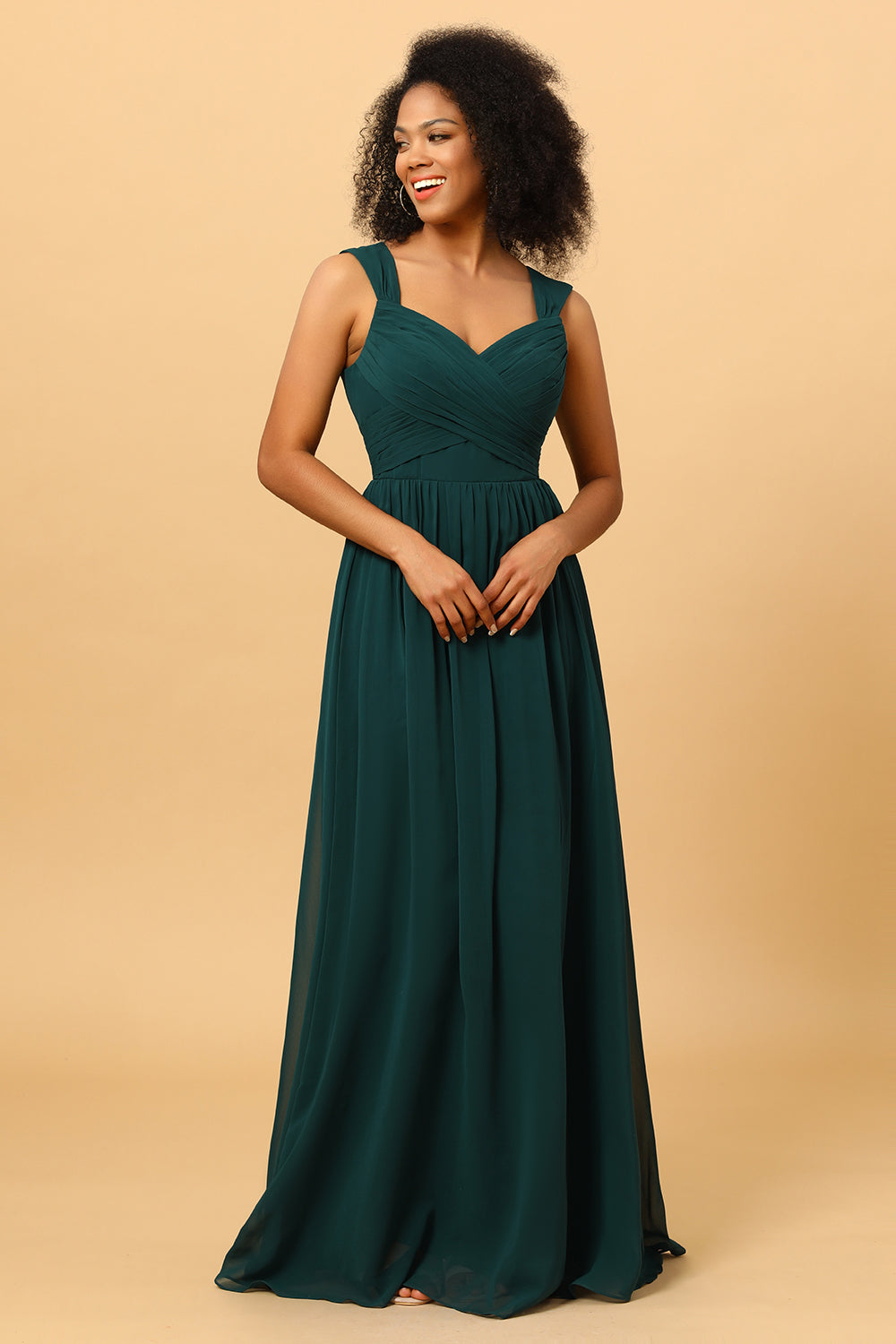 heart bridesmaid dress Burnt Orange Ruffle Sleeve Sweetheart Neck Backless Chiffon A-Line Bridesmaid Dresses Wedding Guest Glamorous Elegant Formal Evening Gown,XL