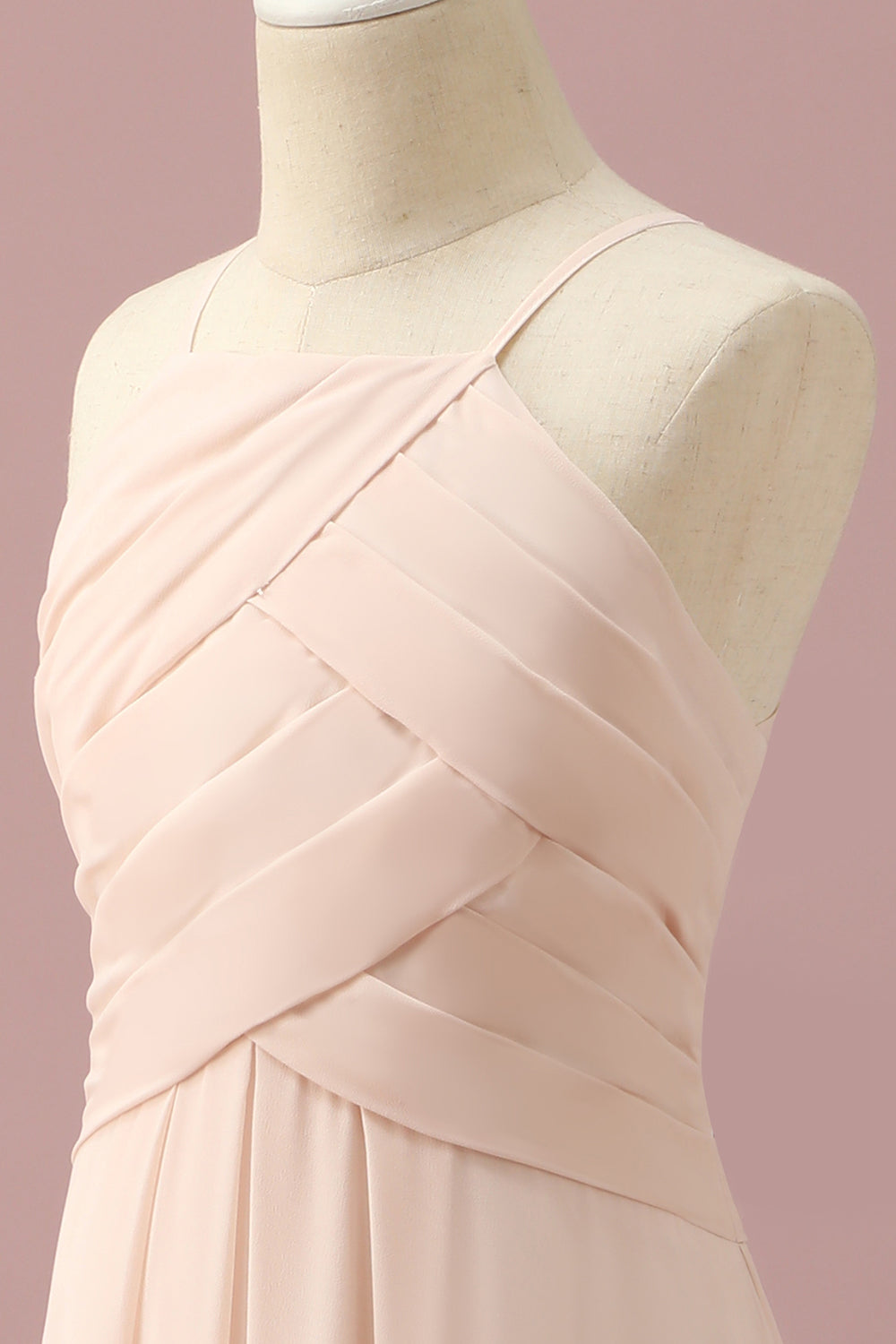 Wedtrend Women Ivory A-Line Halter Floor Length Chiffon Junior Bridesmaid Dress Wedding Guest Dress WEDTREND Wedtrend Women Ivory A-Line Halter Floor Length Chiffon Junior Bridesmaid Dress Wedding Guest Dress WEDTREND
