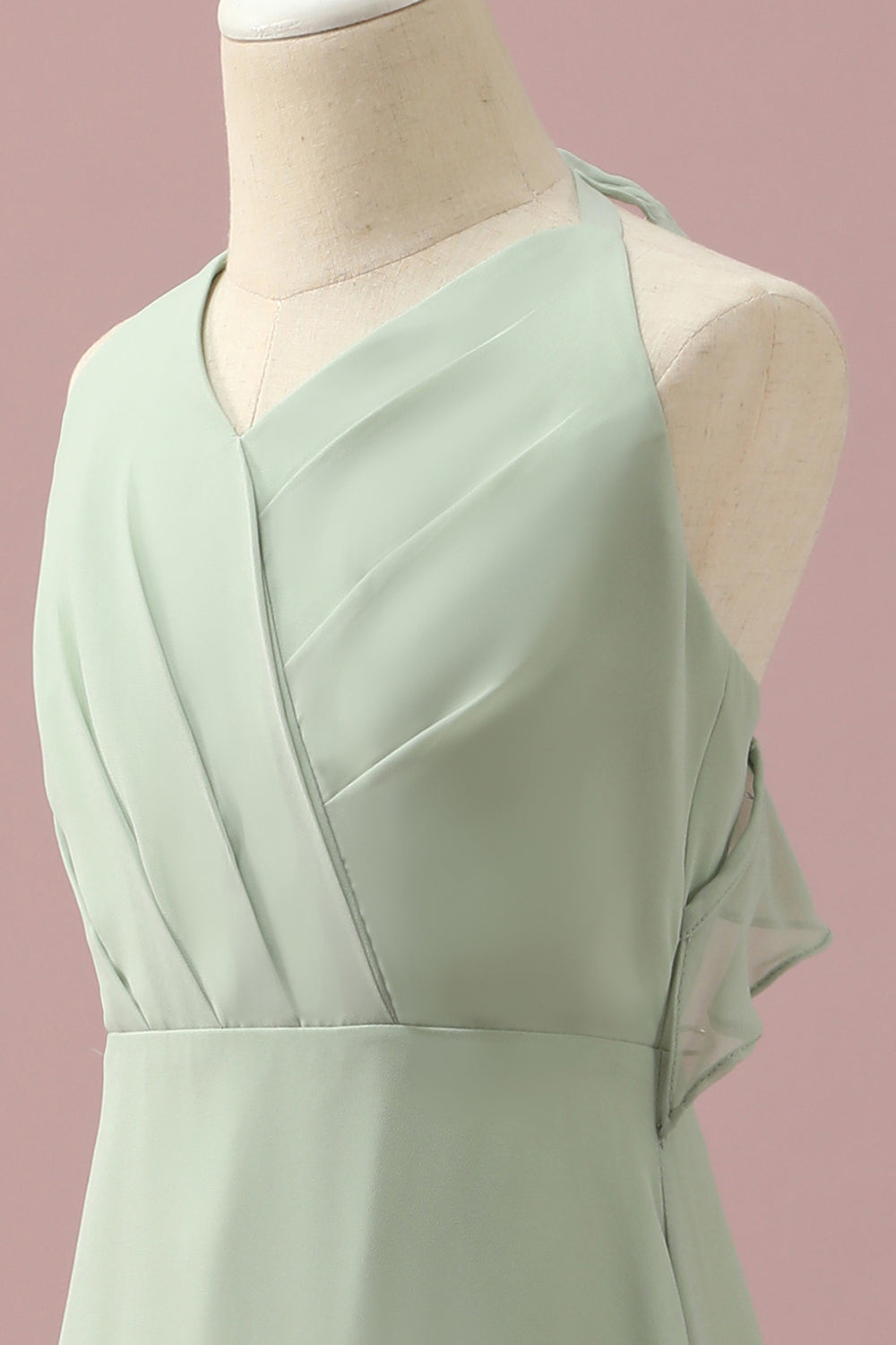 Wedtrend Sage A-Line V Neck Floor-Length Chiffon Junior Bridesmaid Dress Wedding Party Dress WEDTREND Wedtrend Sage A-Line V Neck Floor-Length Chiffon Junior Bridesmaid Dress Wedding Party Dress WEDTREND