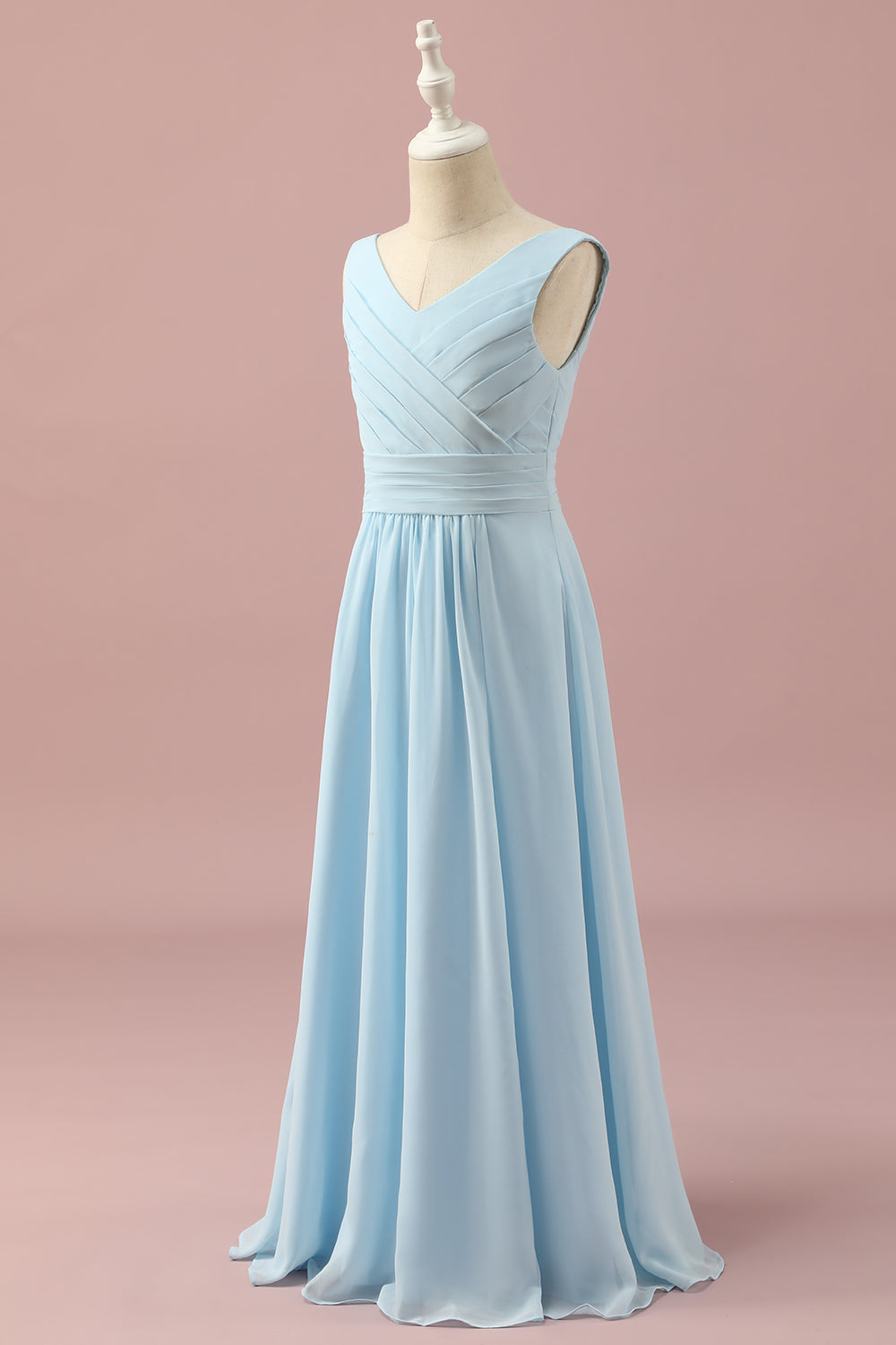 Junior Bridesmaid Dresses Blue Dresses For Juniors Casual Wedtrend Women Light Blue V-Neck Chiffon Junior Bridesmaid Dress Junior Bridesmaid Dresses Blue Dresses For Juniors Casual Wedtrend Women Light Blue V-Neck Chiffon Junior Bridesmaid Dress