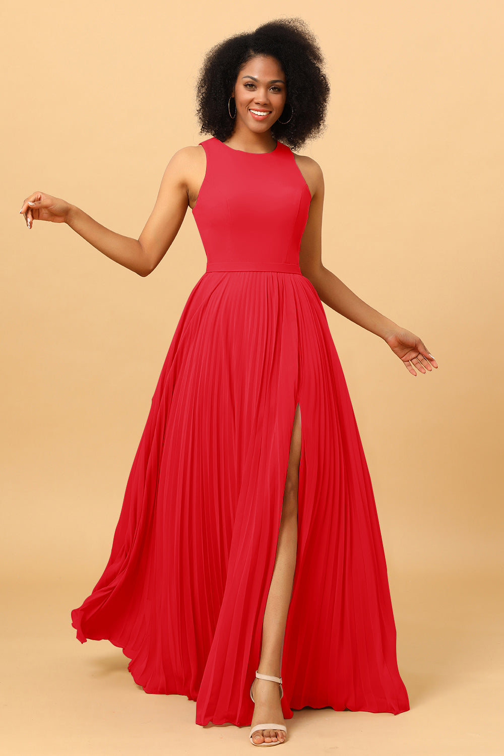 Red maxi bridesmaid dresses hotsell