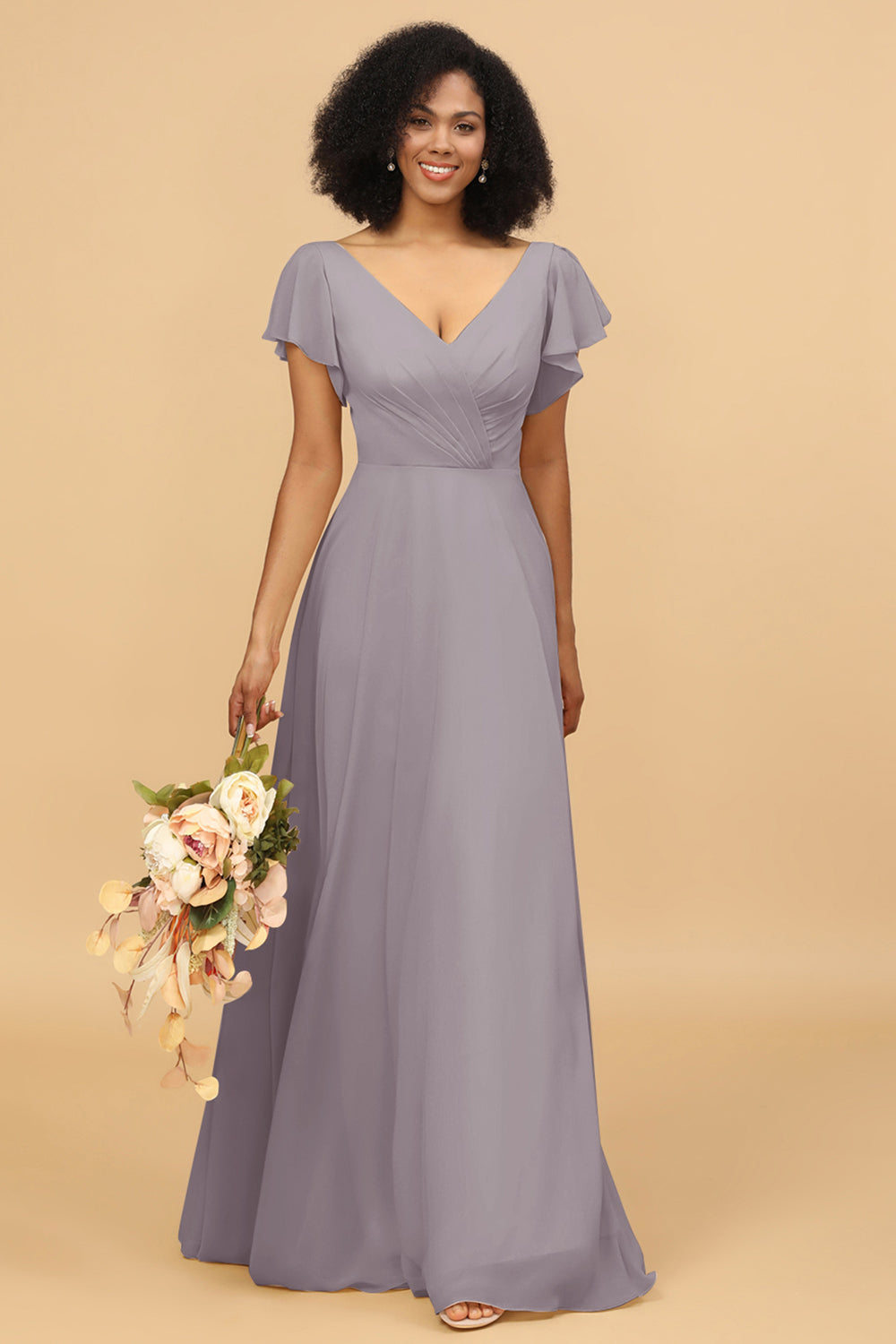 silver chiffon bridesmaid dresses Silver Ruched Chiffon Sweetheart Neck A-line Bridesmaid Dress