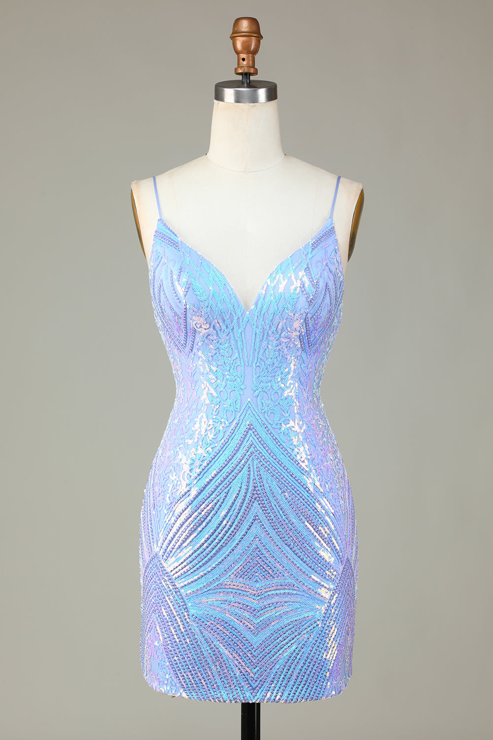 Wedtrend Women Sparkly Blue Short Homecoming Dress Sheath Spaghetti Straps Backless Sequins Graduation Dress WEDTREND Wedtrend Women Sparkly Blue Short Homecoming Dress Sheath Spaghetti Straps Backless Sequins Graduation Dress WEDTREND