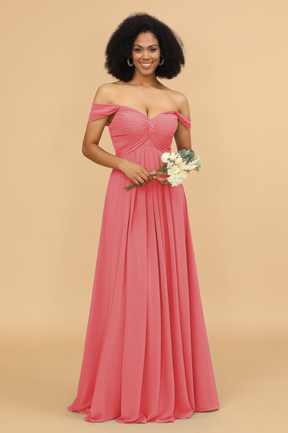 Wedtrend Women Bridesmaid Dress A Line Off the Shoulder Long Chiffon Wedding Party Formal Dress WEDTREND Wedtrend Women Bridesmaid Dress A Line Off the Shoulder Long Chiffon Wedding Party Formal Dress WEDTREND