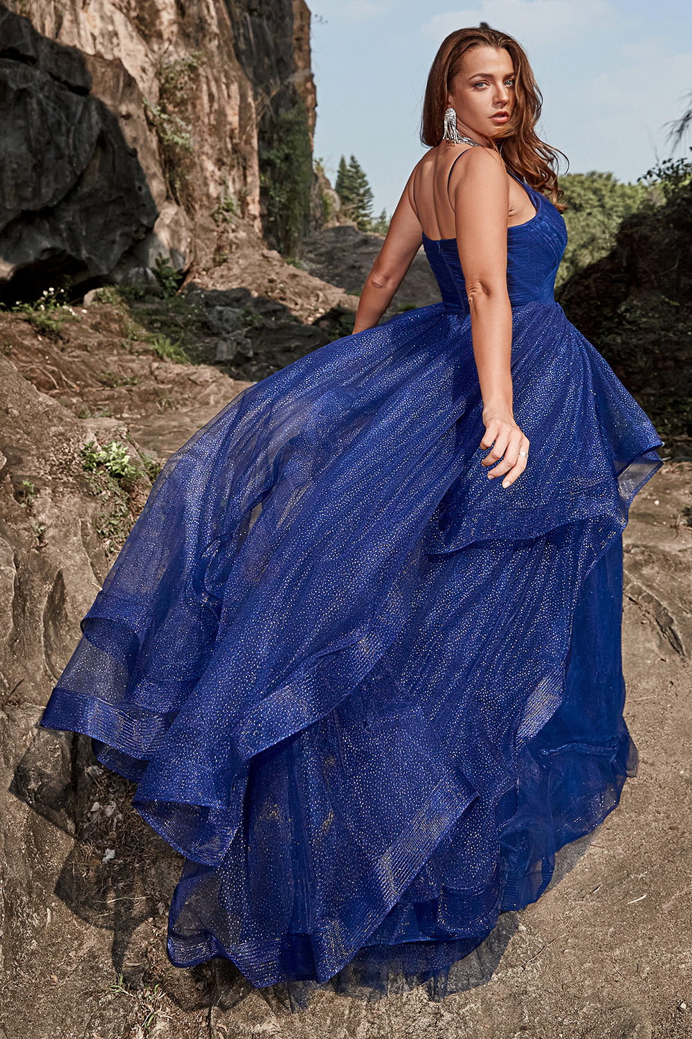 Wedtrend Women Royal Blue A Line Spaghetti Straps Plus Size Bridesmaid Dress WEDTREND Wedtrend Women Royal Blue A Line Spaghetti Straps Plus Size Bridesmaid Dress WEDTREND