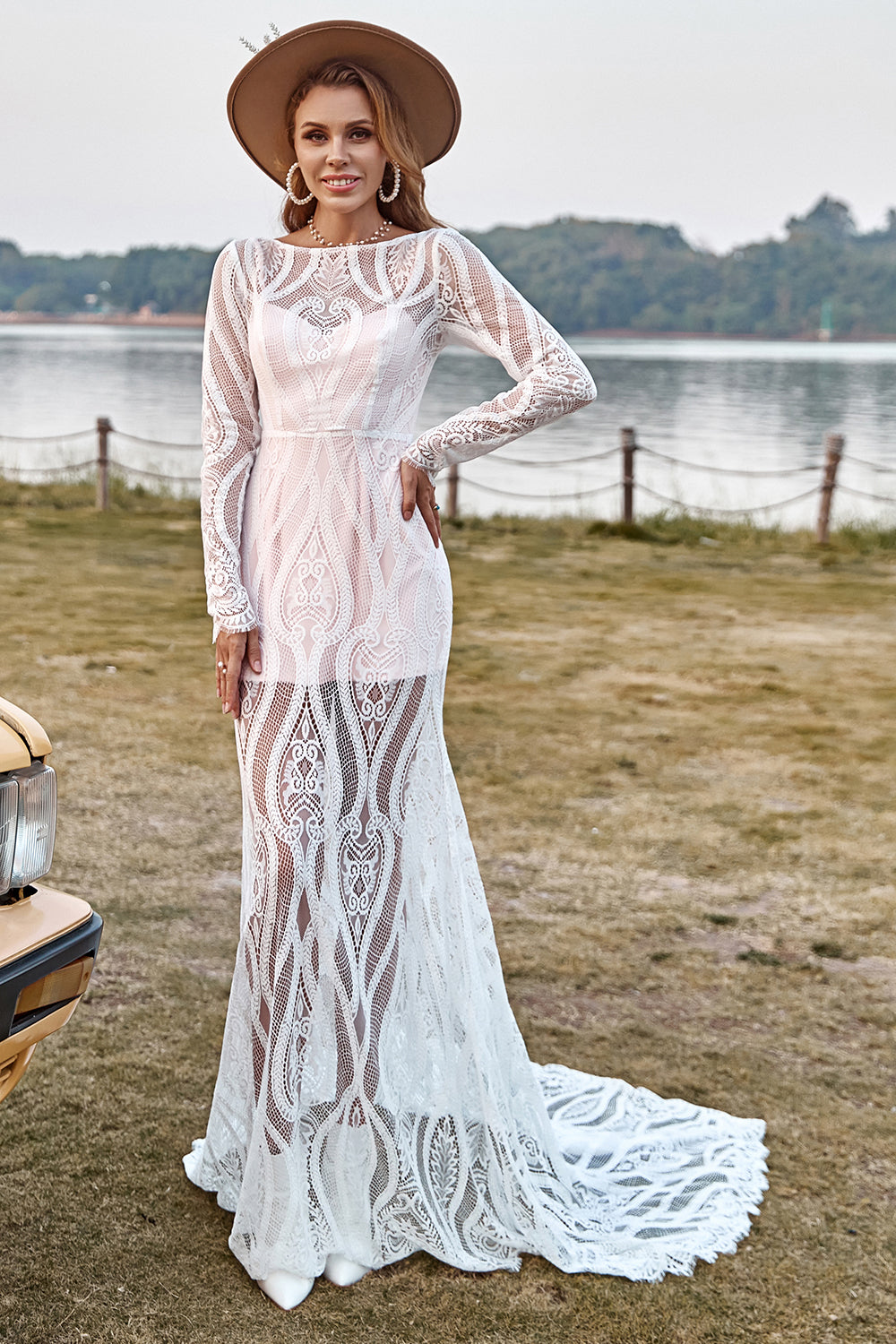 Boho Chic Boho Lace Overlay Dress Wedtrend Women Boho Wedding