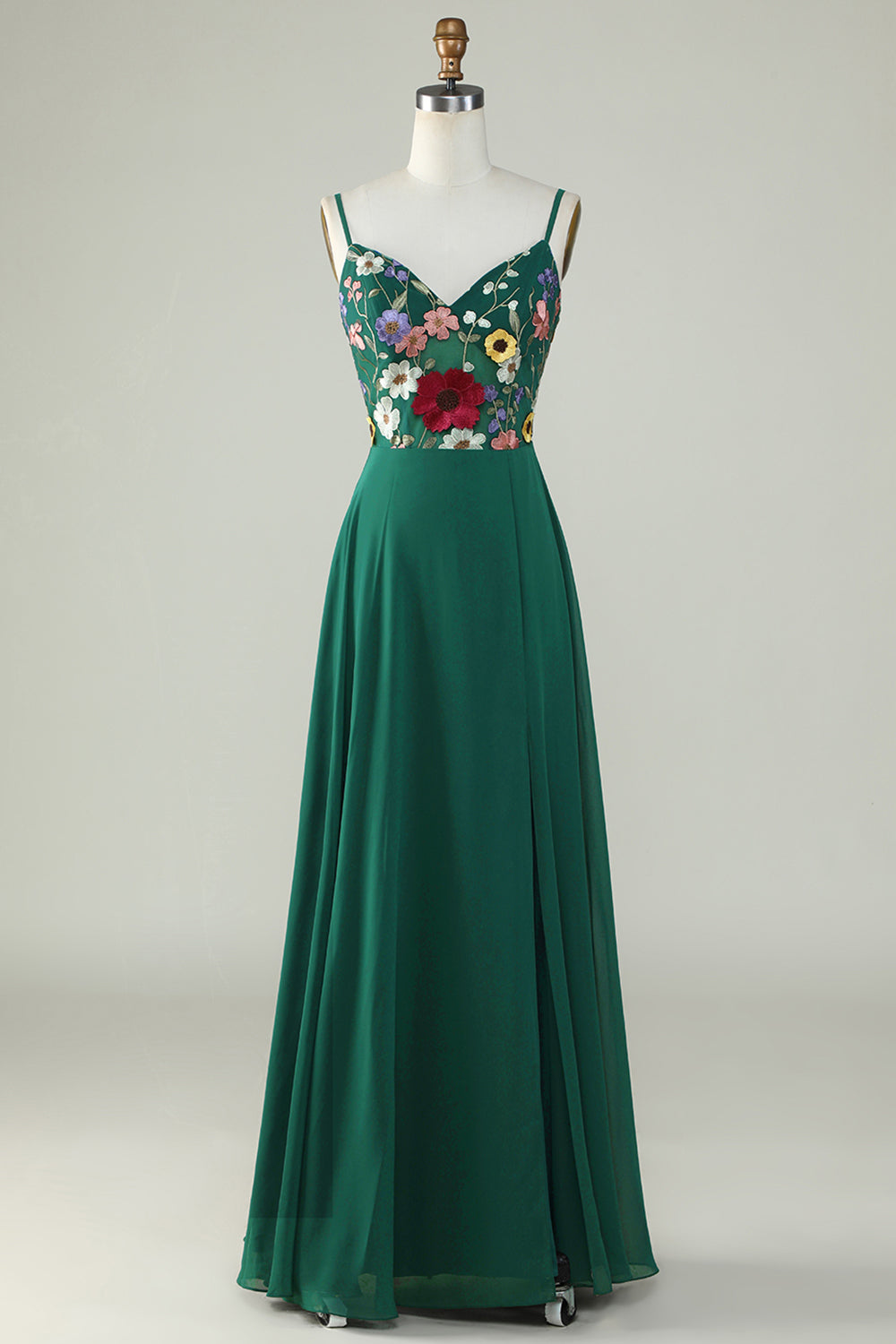dark green floral bridesmaid dresses Verdant Wilds, Green Floral Floral Bridesmaid Dresses