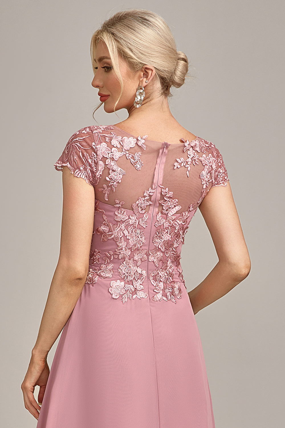 Floor Length Mother Of The Groom Dresses Rose Gold Azazie Terrano Dusty Rose A-Line Scoop Floor Length Mother Of The Groom Dresses Rose Gold Azazie Terrano Dusty Rose A-Line Scoop