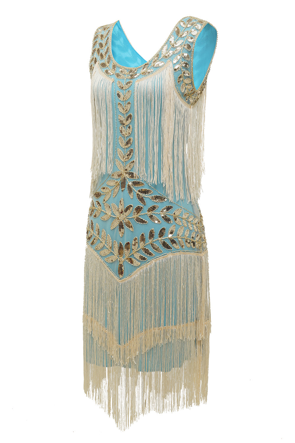 plus size gold flapper dress Plus Size Flapper Style Fringe Party Dress in Antique Gold