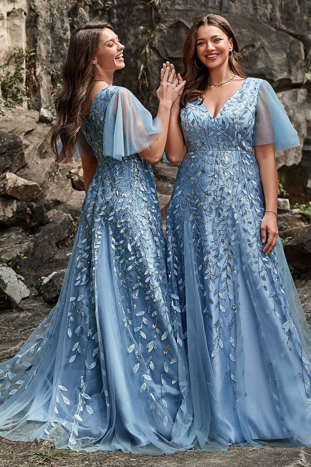 Long Sleeve Plus Size Dusty Blue Bridesmaid Dresses Wedtrend Women Dusty Pink Bridesmaid Dress A-Line Long Sleeve Plus Size Dusty Blue Bridesmaid Dresses Wedtrend Women Dusty Pink Bridesmaid Dress A-Line