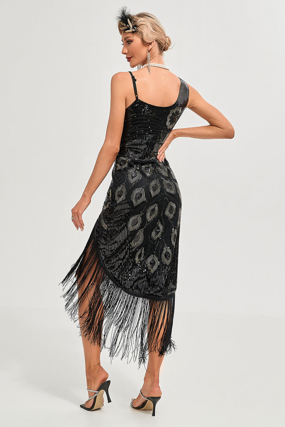 Wedtrend Women Black Gatsby Fringed Flapper Dress Spaghetti Straps 1920s Dress – WEDTREND Wedtrend Women Black Gatsby Fringed Flapper Dress Spaghetti Straps 1920s Dress – WEDTREND